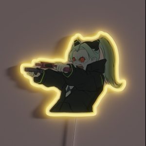 Rebecca Cyberpunk Edgerunners RGB Neon Sign
