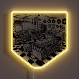 Record Shop RGB Neon Sign Record Shop RGB Neon Sign