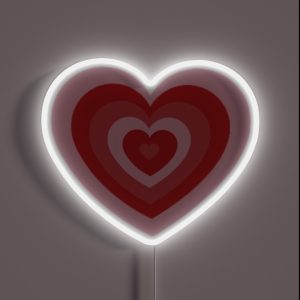 Red And Pink Hearts RGB Neon Sign Red And Pink Hearts RGB Neon Sign