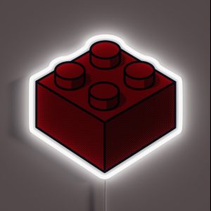 Red Brick RGB Neon Sign