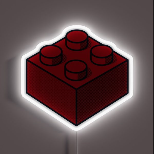Red Brick RGB Neon Sign