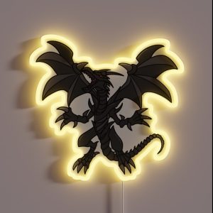 Red Eyes Black Dragon RGB Neon Sign Red Eyes Black Dragon RGB Neon Sign