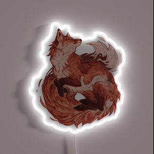 Red Fox 2018 Redraw RGB Neon Sign