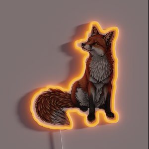 Red Fox RGB Neon Sign