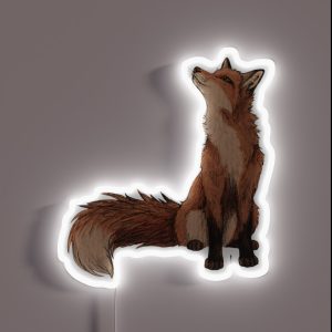 Red Fox RGB Neon Sign