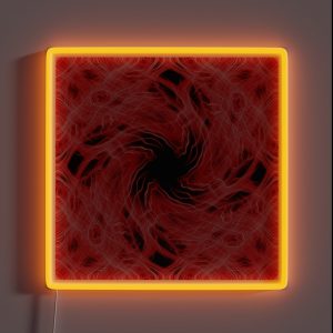 Red Light Trails Pattern RGB Neon Sign