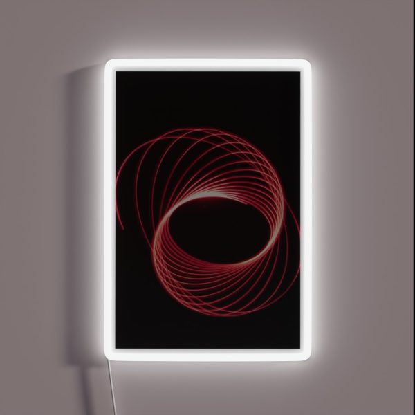 Red Light Trails RGB Neon Sign