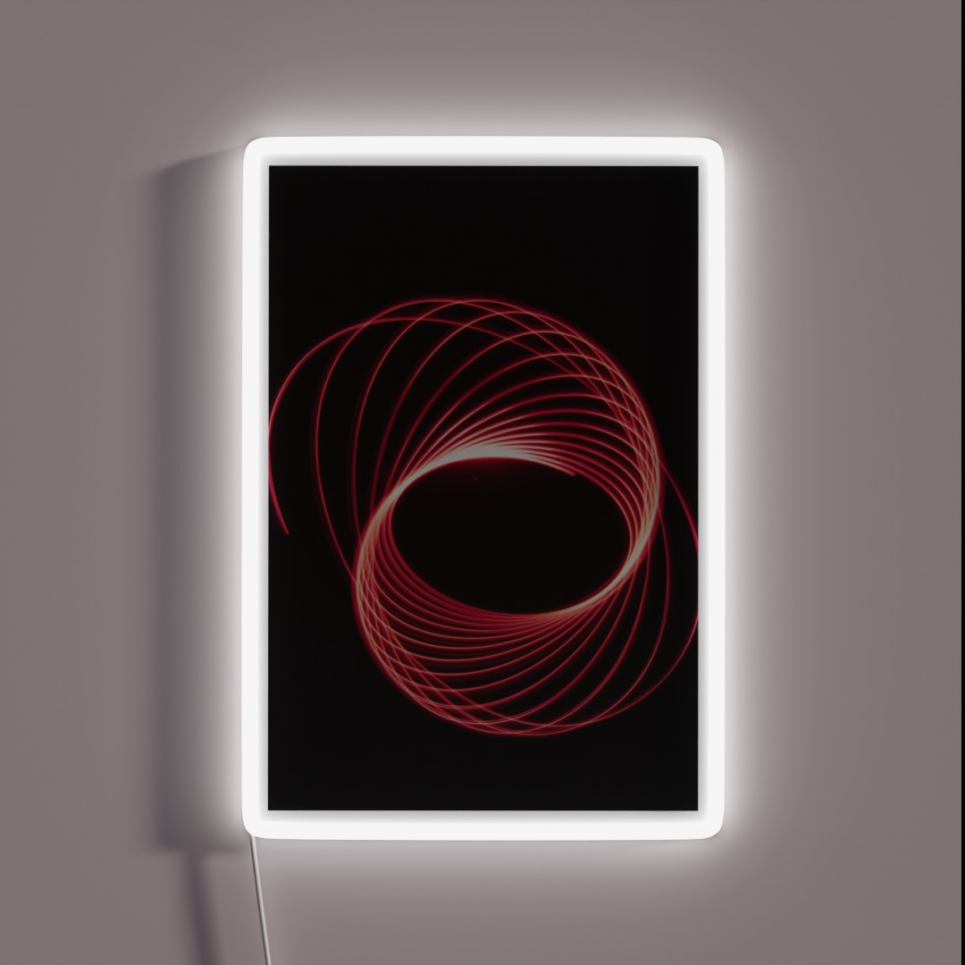 Red Light Trails RGB Neon Sign Red Light Trails RGB Neon Sign