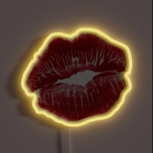 Red Lips RGB Neon Sign
