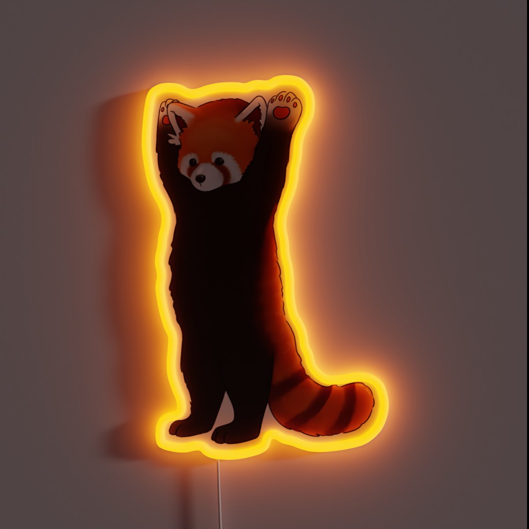 Red Panda RGB Neon Sign Red Panda RGB Neon Sign