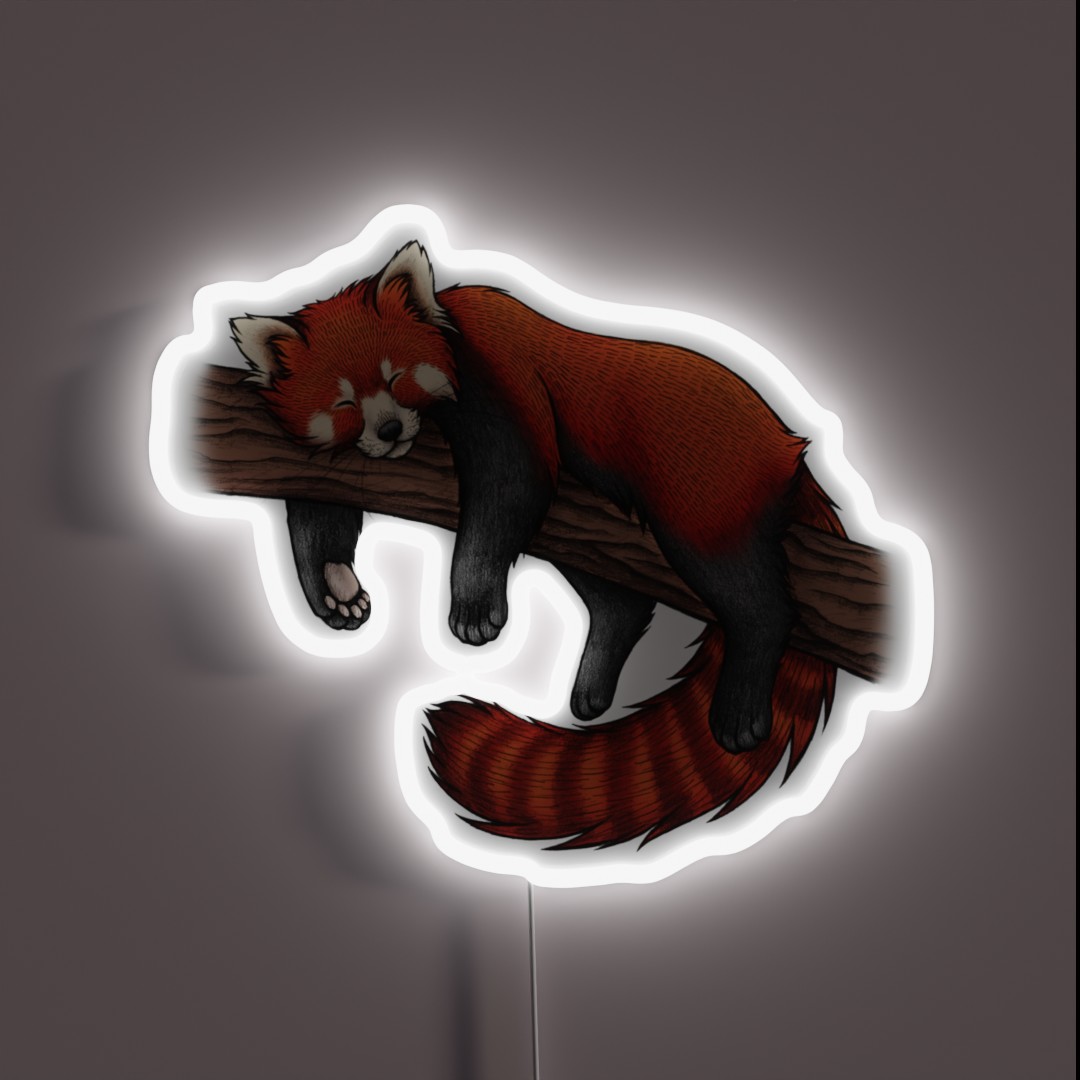 Red Panda RGB Neon Sign Red Panda RGB Neon Sign