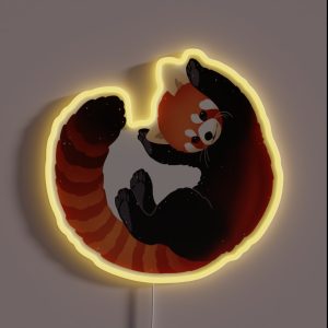 Red Panda RGB Neon Sign