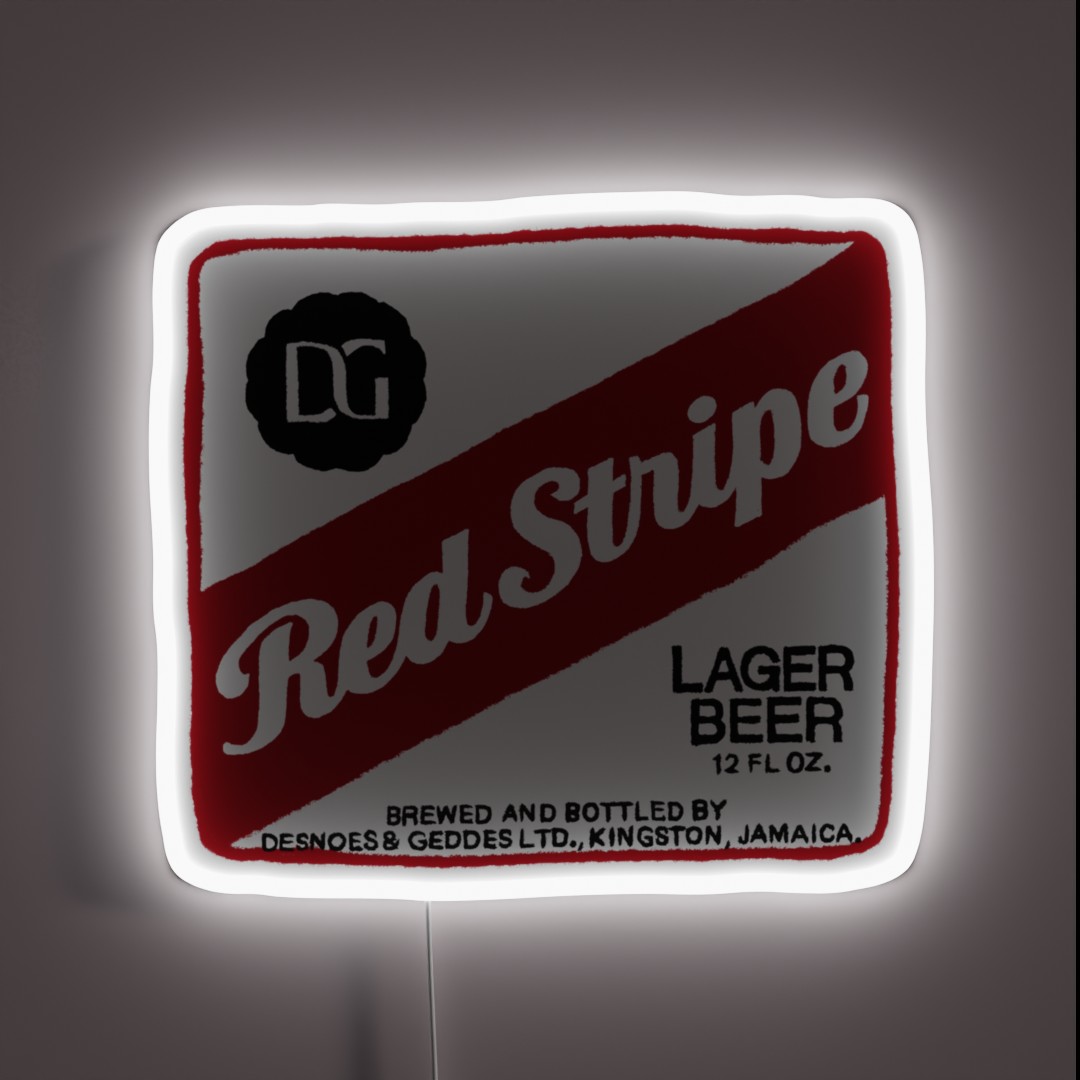 Red Stripe POP RGB Neon Sign Red Stripe POP RGB Neon Sign
