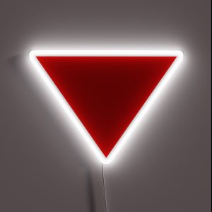 Red Triangle Right To Resist RGB Neon Sign