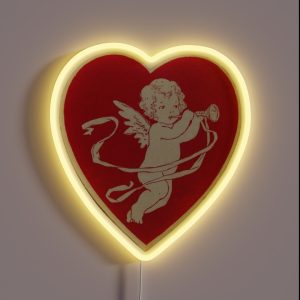 Red Valentines Day Heart RGB Neon Sign Red Valentines Day Heart RGB Neon Sign