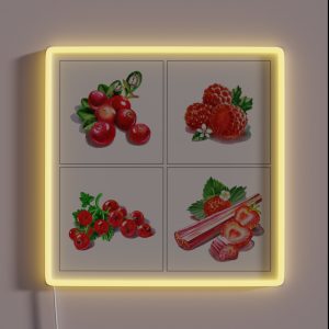 Red Vitamins RGB Neon Sign