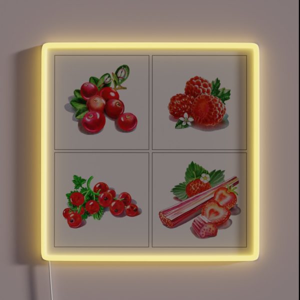 Red Vitamins RGB Neon Sign