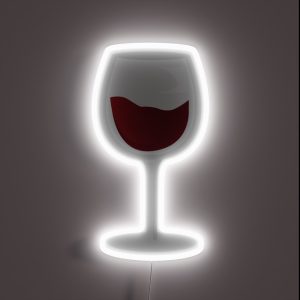 Red Wine Glass RGB Neon Sign Red Wine Glass RGB Neon Sign