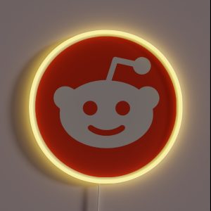 Reddit Logo RGB Neon Sign Reddit Logo RGB Neon Sign