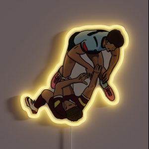 REECE WALSH AND JOSEPH SUAALII RUGBY LEAGUE NRL ORIGIN RGB Neon Sign
