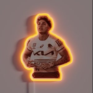 Reece Walsh Hot Orange Posterised RGB Neon Sign