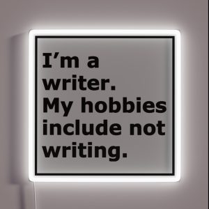 Relatable Writing Meme Simple White Text RGB Neon Sign Relatable Writing Meme Simple White Text RGB Neon Sign
