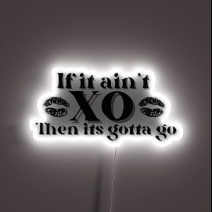 Reminder XO Lyrics RGB Neon Sign