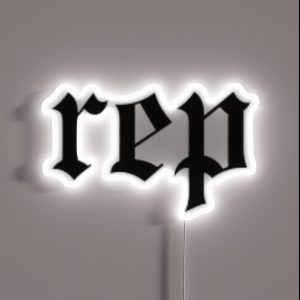 Rep Logo RGB Neon Sign Rep Logo RGB Neon Sign