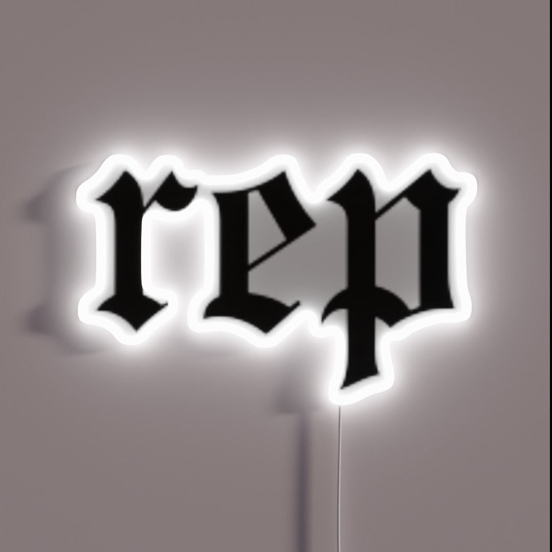 Rep Logo RGB Neon Sign Rep Logo RGB Neon Sign