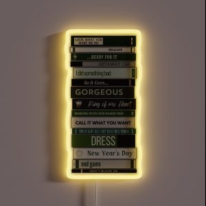 Reputation Bookshelf RGB Neon Sign Reputation Bookshelf RGB Neon Sign