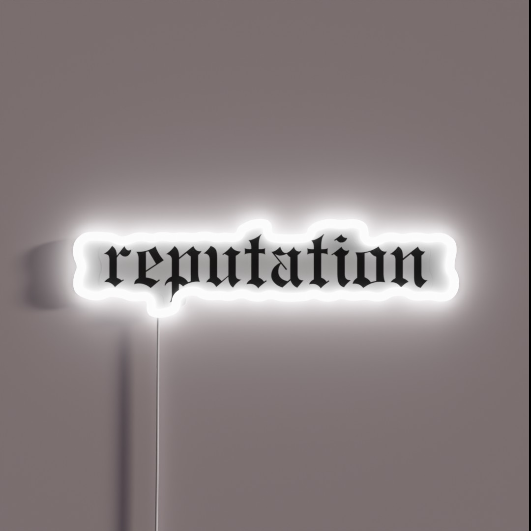 Reputation RGB Neon Sign Reputation RGB Neon Sign