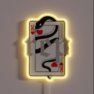 Reputation Ts King Of Hearts RGB Neon Sign Reputation Ts King Of Hearts RGB Neon Sign