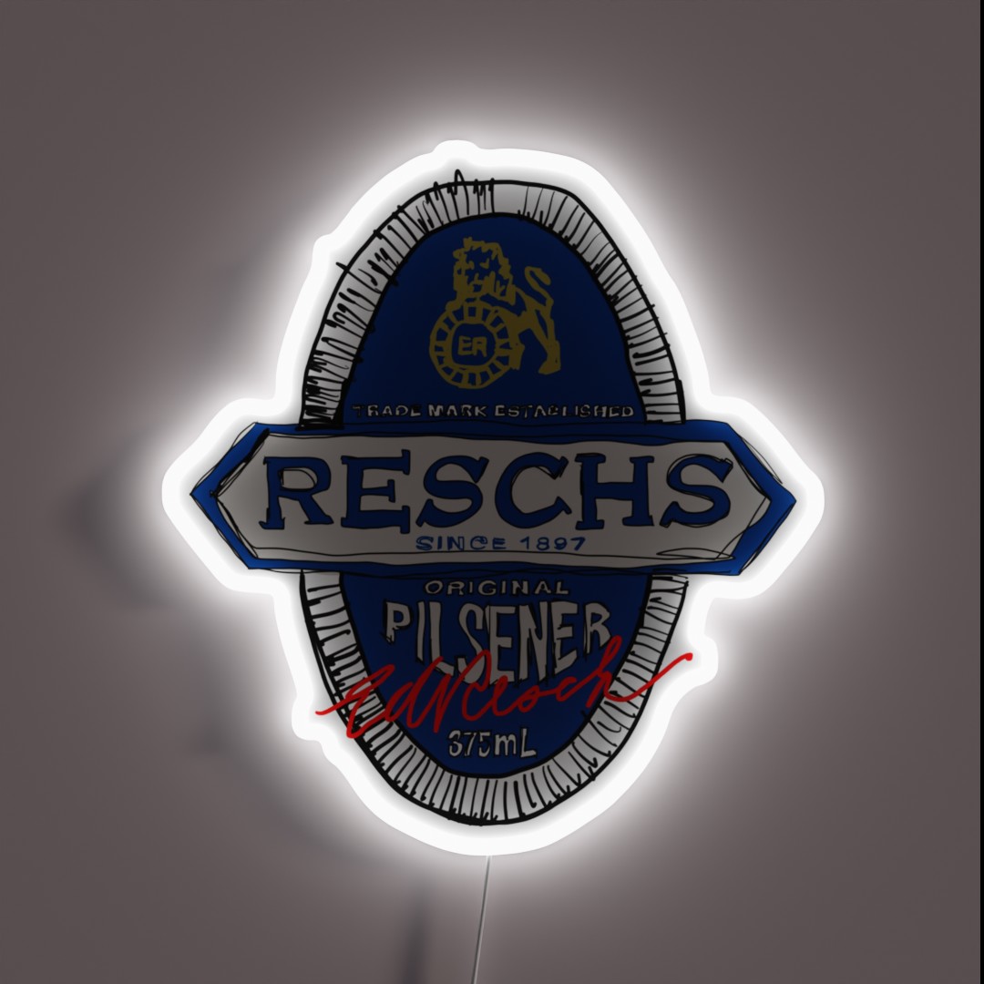 Reschs Pop RGB Neon Sign Reschs Pop RGB Neon Sign