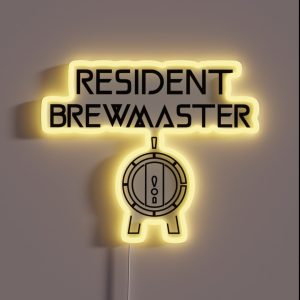 Resident Brewmaster RGB Neon Sign