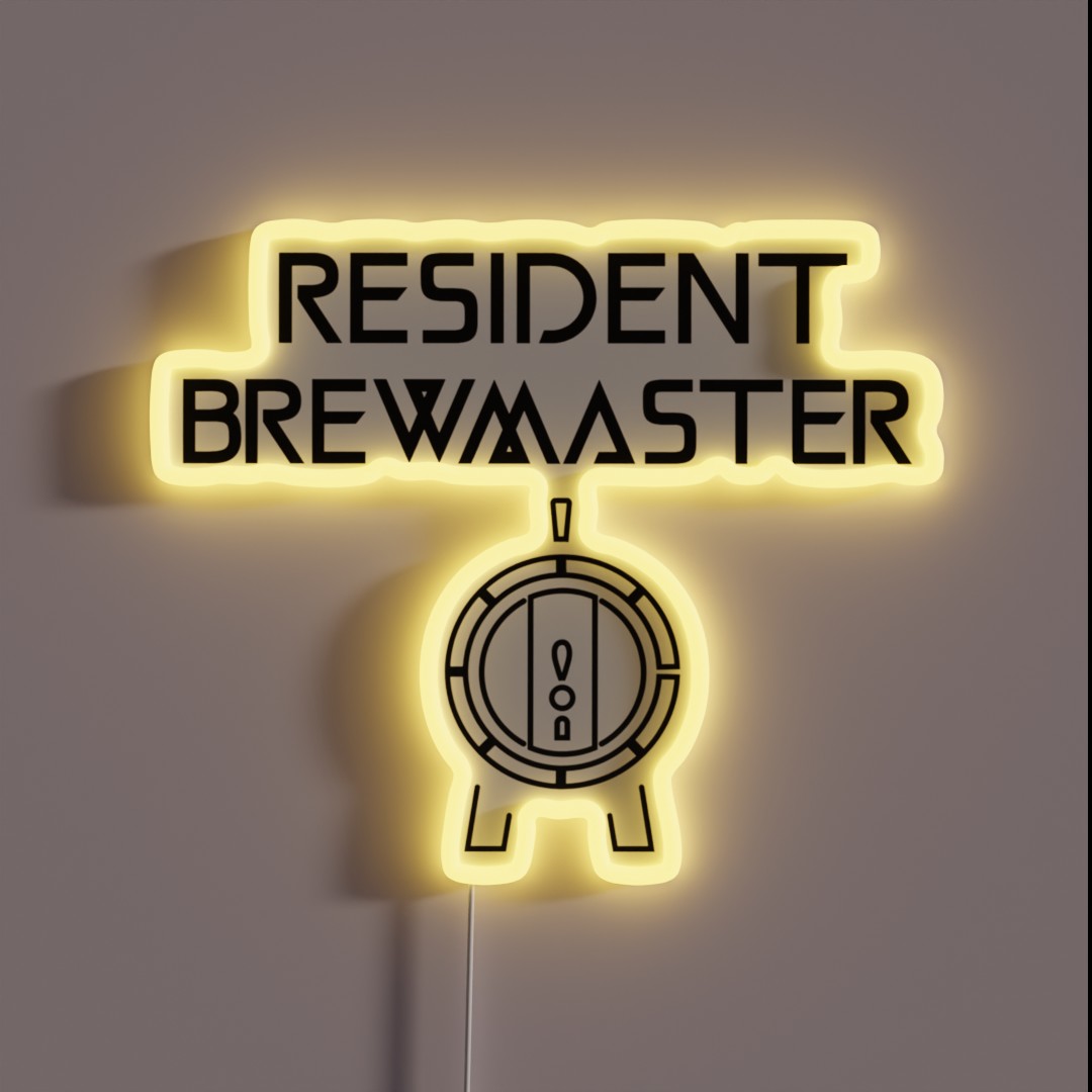 Resident Brewmaster RGB Neon Sign Resident Brewmaster RGB Neon Sign