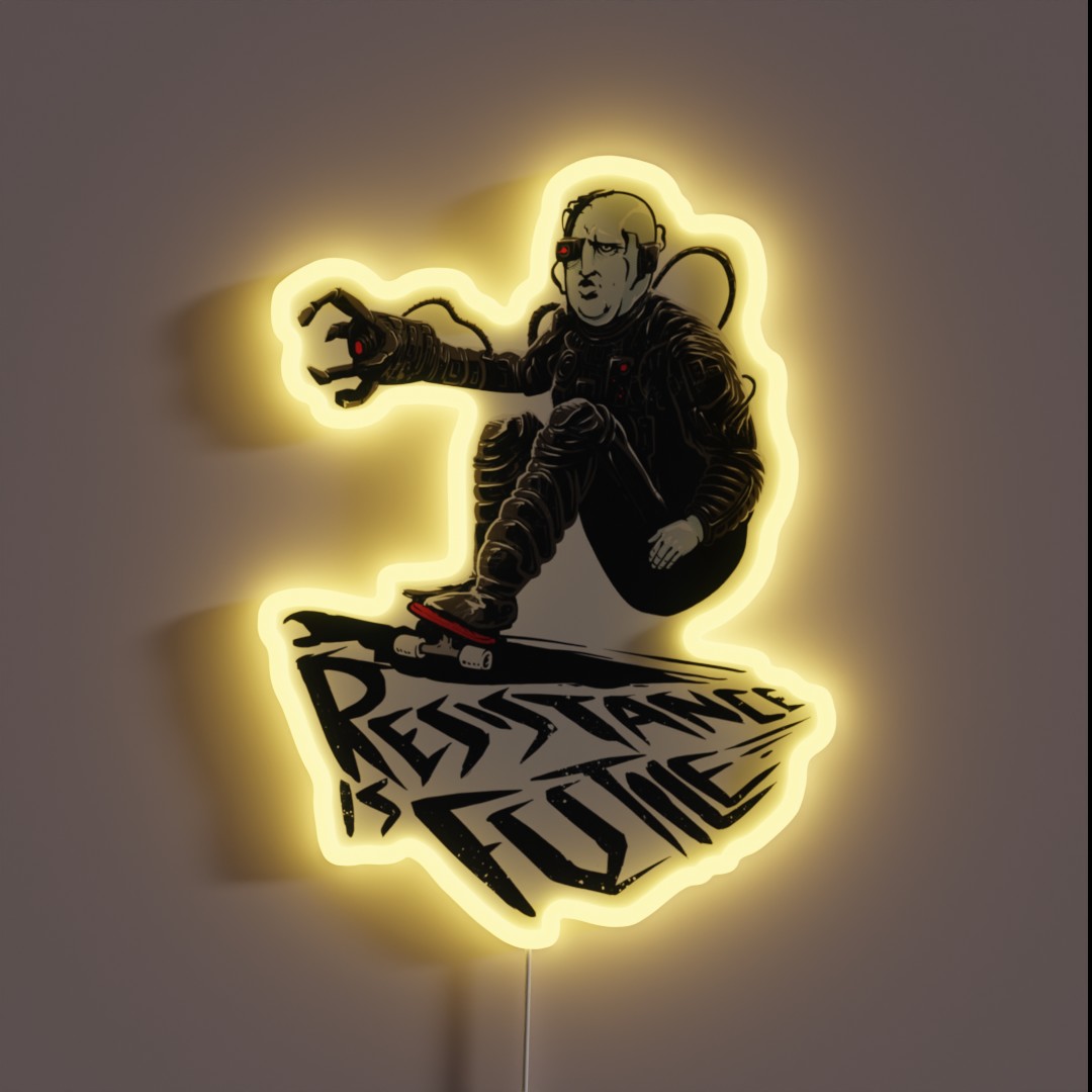 Resistence Is Futile RGB Neon Sign Resistence Is Futile RGB Neon Sign