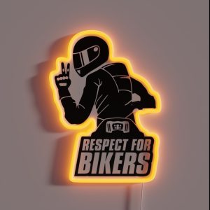 Respect For Bikers Yamaha MT 09 Black RGB Neon Sign