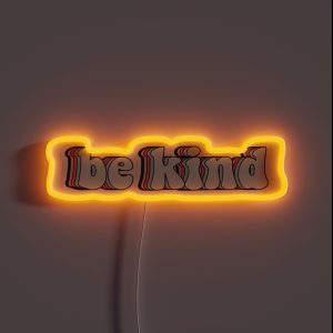 Retro Be Kind RGB Neon Sign