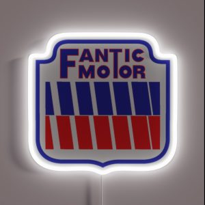 Retro Fantic Dirtbike Logo RGB Neon Sign Retro Fantic Dirtbike Logo RGB Neon Sign