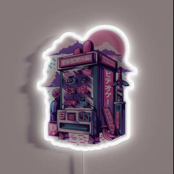Retro Gaming Machine RGB Neon Sign