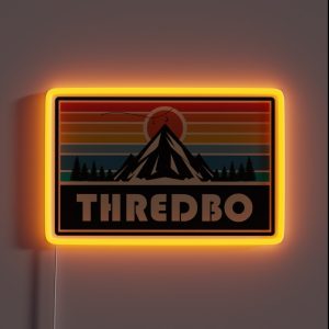 Retro Mountain Gondola Thredbo Ski Resort RGB Neon Sign