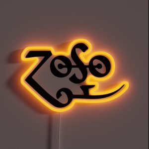 Retro Rock Musical Zoso RGB Neon Sign