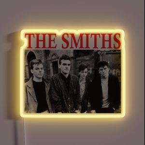Retro Smiths Duvet Cover Perfect Gift For Fan RGB Neon Sign