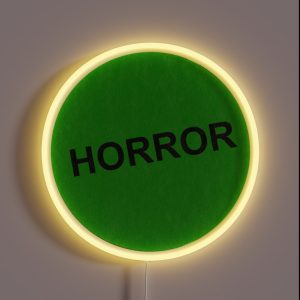 Retro VHS Horror RGB Neon Sign