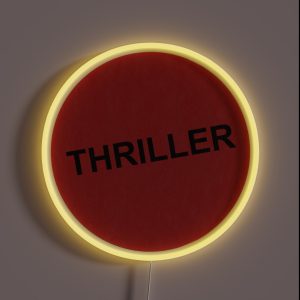 Retro VHS Thriller RGB Neon Sign