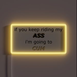 Riding RGB Neon Sign