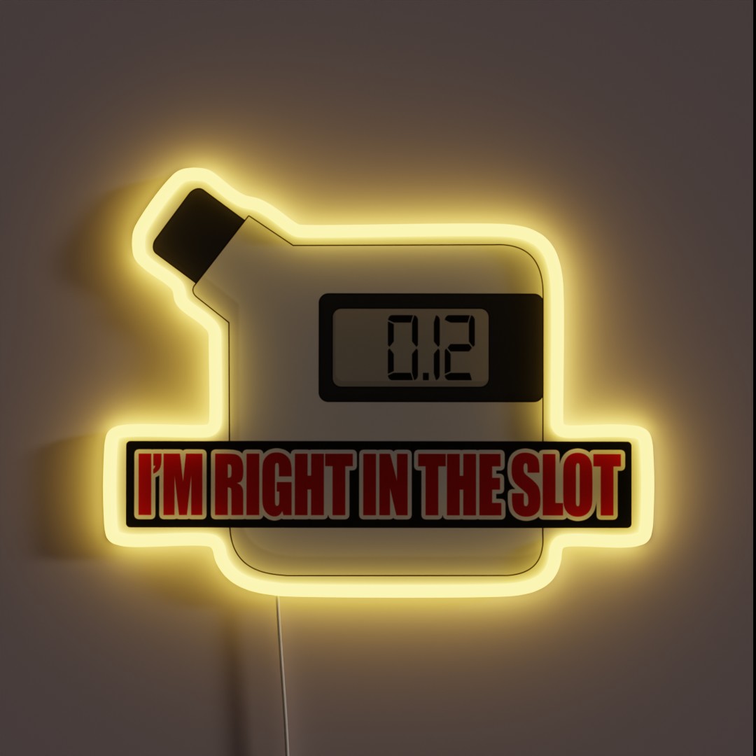 Right In The Slot RGB Neon Sign Right In The Slot RGB Neon Sign