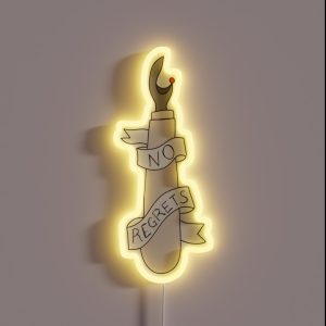 Ripper No Regrets RGB Neon Sign