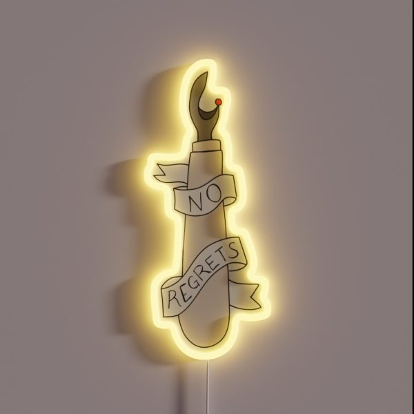 Ripper No Regrets RGB Neon Sign