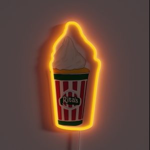Rita S Water Ice RGB Neon Sign Rita S Water Ice RGB Neon Sign